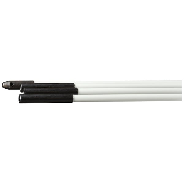 L.H. Dottie 1/4'' x 12' White Rod w/ Eye & Hook